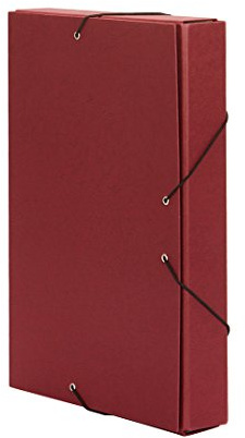 Pardo 153014 - Carpeta proyectos con gomas, 50 mm, color rojo