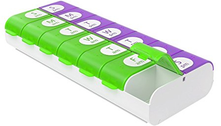 Ezy Dose® Easy Fill Weekly AM/PM Pill Organizer
