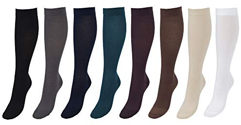 COMPRESSANA Twist - Stützstrümpfe für Beruf, Reise, Sport & Freizeit - 1 Paar - effektive Stützwirkung mit ca. 18 mmHg Kompression zur Vorbeugung gegen Reise-Thrombose, Krampfadern & Besenreiser