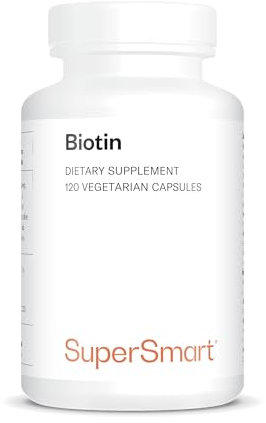Biotin 10.000 mcg pro Tag – Hochdosiert – 100% Biotin – Unterstützt die Haargesundheit – Fördert Strahlendes Haar – Schönheitsvitamin – Vegan – SuperSmart
