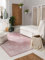 benuta Pop Teppich Laury - Rosa 200x300 cm - Kunstfaser - Rechteckig & im Style: Vintage - Pflegeleicht für Wohnzimmer Schlafzimmer