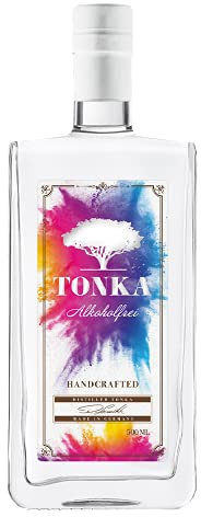 Tonka Gin | Tonka Alkoholfrei | 500 ml | 0% Vol. | Geschmack der Tonkabohne | Verbesserte Rezeptur