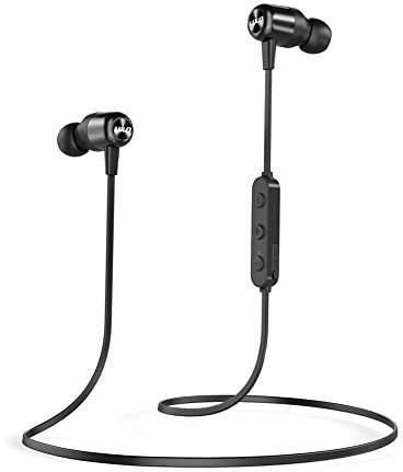 UXD Cuffie Bluetooth, Auricolari Bluetooth Senza Fili, Cuffiette con CVC 8.0 Microfono Incorporato, 20 Ore di Tempo di Utilizzo, IPX7 Impermeabili, Cuffie Sport, per Corsa