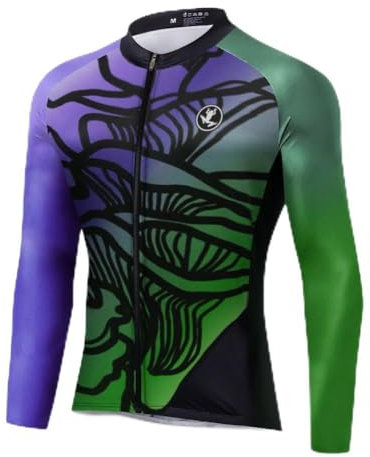 UGLY FROG Bike Wear Winter Radtrikot Herren Langarmtrikot Fahrradjacke Jersey Sportswear Atmungsaktiv Lange Ärmel Winddicht Coat