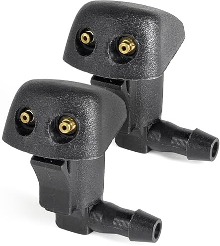 Click&Fit 2 Stück Scheibenwaschdüsen kompatibel mit Mazda 3er, 5er, 6er, RX-8 2002-2011 Waschwasserdüse Spritzdüse Ersetz GK2C67510B GJ6E-67-510B