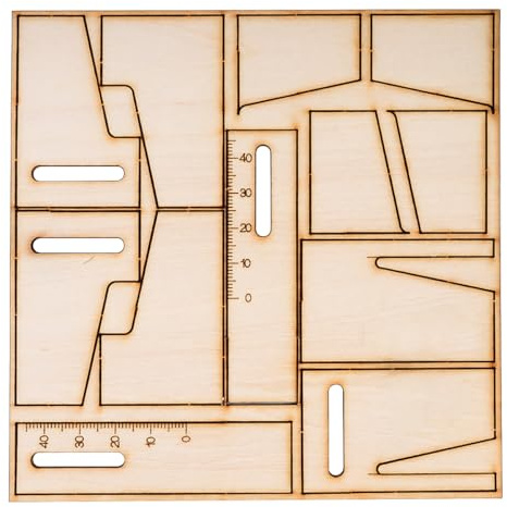 Namvo Model Kits: Dead Eyes Fix Hand Wooden Ship Model Kit, Herramienta de Amarre, Herramientas auxiliares de Bricolaje para Modelos clásicos de veleros de Madera