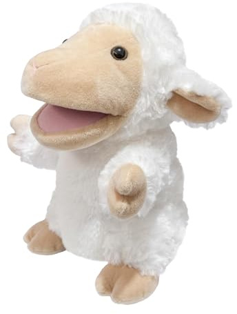 Bocca da lavoro pupazzo a mano, pupazzi a mano per animali | 9,84 pollici simpatici pupazzi con dita di animali di peluche | Puppette a dito di pollame per l'educazione preco