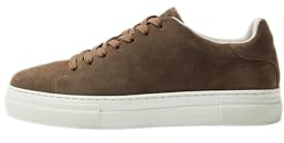 SELECTED MEN Homme Sneaker Slhdavid Noos Baskets Chunky Suede, Almondine, 46 EU