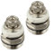 2pc Self Bleeding Radiator Valve for 3/4 Inch Systems Easy Installation and Leak Prevention