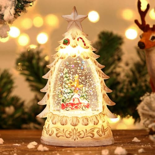 Palla di Neve Natale,Lanterna Natalizia con Nevicata,Lanterne Natalizie,Decorazioni Natalizies,LED Palle di Neve Natalizies,Lanterne di Natale,Globo di Neves natalizio per Decorazioni Tavola Natales