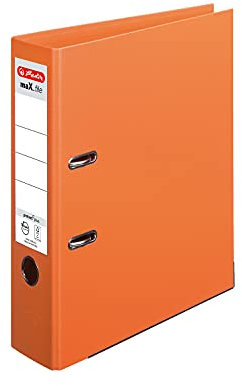 Herlitz 10834471 Ordner Chromocolor, orange