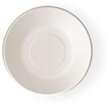 PAPPERI® 50 piatti fondi cm 18, capacità 680ml, biodegradabili e compostabili, in fibra di canna da zucchero naturale, estremamente rigidi e resistenti