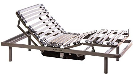 ekamia - ERIS Cama Articulada Eléctrica para el Hogar - 80cm x 190cm, Mando inalámbrico