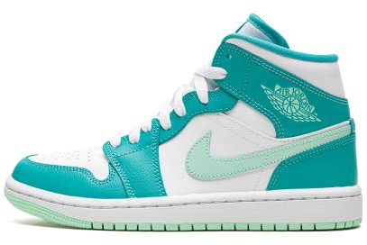 Nike Damen Air Jordan 1 Mid Sneaker, Sail Blue, 36.5 EU