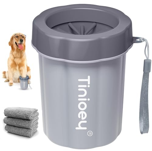 Tinioey Dog Paw Cleaner for Medium Dogs, Dog Paw Washer Muddy Paw Cleaner, Pet Foot Cleaner