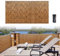 Schilfrohrmatte 60cm 70cm 80cm 90cm 100cm 110cm 120cm 130cm 140cm 150cm 160cm Hoch Sichtschutz Hand Weben Dauerhaft Rollzaun Für Hinterhof Garten Zaun Trennwand(Color:Carbonized black line,Size:140x30