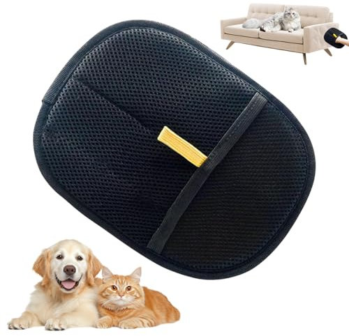 Doppelseitiger Fellpflegehandschuh für Hunde und Katzen | Wiederverwendbare Tierhaarentfernung | Katzenhandschuhe für Waschen, Bürsten und Pflege