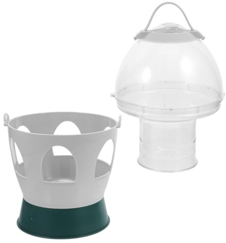 SUPVOX Abreuvoir pour Volaille Distributeur Eau Automatique Abreuvoir pour Poulet Réutilisable Convient Aux Pigeons Cailles Et Poules