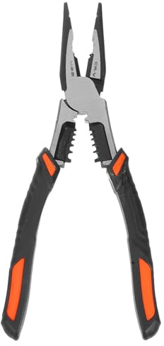 DOITOOL Pinze Becco Becchi Lunghi Multiuso in Acciaio Cromo Vanadio per Elettricisti e Te Pinze Multi-funzione con Impugnatura Ergonomica Antiscivolo per Taglio e Presa Precisa in Spazi