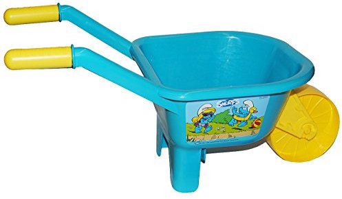 alles-meine.de GmbH Schubkarre - die Schlümpfe - Kinder - Kinderschubkarre / Plastik70 cm - Schlumpfine - Schlumpf - Papa