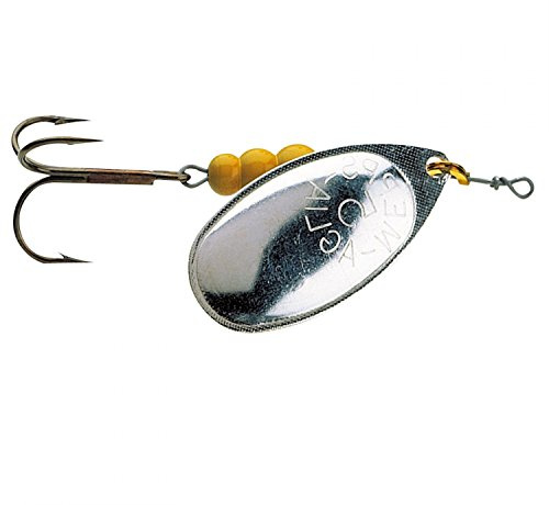 Mepps-Spinner Aglia Cuillère de pêche argentée, Silber