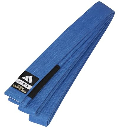 Cinturón brasileño Jiu Jitsu Adidas azul A3