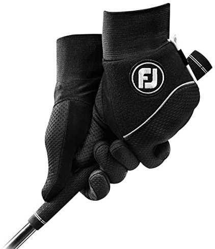 FootJoy Wintersof 2018, ein Paar Herren-Golfhandschuhe, schwarz, Medium - Large