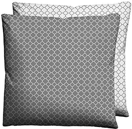 biberna 0636045 Mix & Match Kopfkissenbezug Mako-Baumwoll-Satin 1x 80x80 cm, sturmgrau