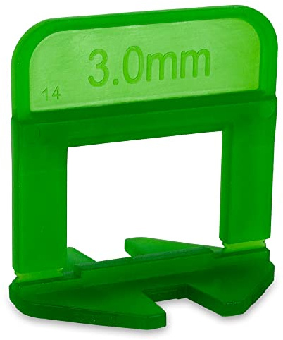 Emaistore Tile Leveling System (1/8 Inch) – 600 Tile Spacers – Compatible with Most Wedges for Smooth, Seamless Floor & Wall Tile Installation – 3mm Ceramic & Stone Spacers