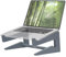 Konsol Laptop Ständer aus Holz, ergonomische universal Halterung für Notebook Erhöhung, kompatibel für 10-15 Zoll, Laptop Halterung Schreibtisch, vertikaler Laptop Stand (Grau)