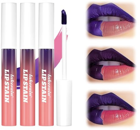 Bettinay 3 PCS Lip Stain Peel Off, Transfer Proof Lip Tint, Makeup Gift for Women