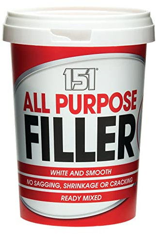 151 All Purpose Filler White Interior Exterior Use | Mixed Ready To Use - DIY House (600g)