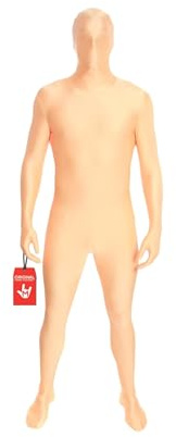 Morphsuit Helkroppsdräkt - Guld, XXL | Original Bodysuit för vuxna och barn | Super Stretch Kostym perfekt för gör-det-själv festkläder | Halloween, cosplay, maskeraddräkt | För män och kvinnor | Helkropp guld morphsuit med en bifogad huva mask ingår, perfekt för Halloween, perfekt för maskeradkläder