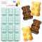 SCRAP COOKING 6723 Moule en Silicone Oursons Guimauve, 12 Formes pour Chocolat & Gâteaux, Ustensile Souple Pâtisserie, Apte Four & Congélateur, 25 x 12,5 x 1,5 cm, Vert D'eau