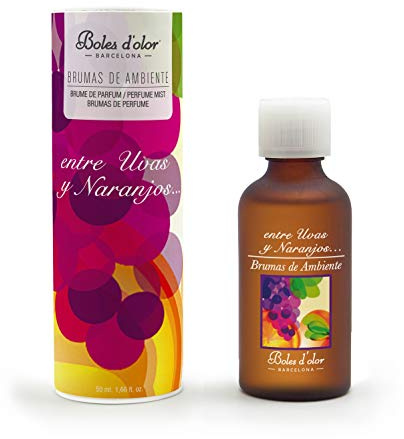 Recambio Brumas de Ambiente Esencia Aceite Perfumado Boles de Olor Boles D’Olor Uvas y Naranjo