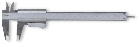 Beta 1650 200 - Calibro a corsoio in acciaio inossidabile temprato in fodero di pelle