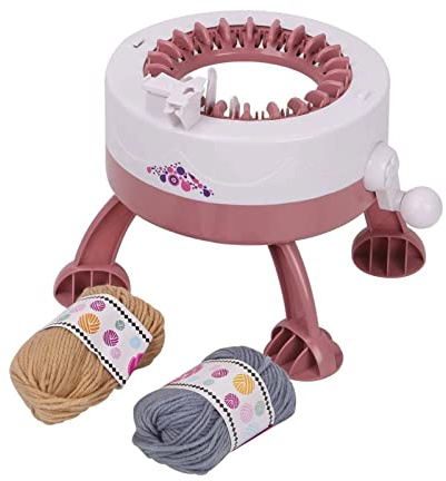 Trintion 22 Needle Hand Knitting Machines Weaving Loom Craft Scraf Hat Sweater DIY Sets for Kids Adults DIY Knit Scarf Hat