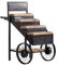 Woodkings Marktwagen Leeds I Metall Holz I Food Car I Imbisswagen I Theke I Buffett I Servierwagen I Präsentationstisch I Vintage Hochzeitsdeko
