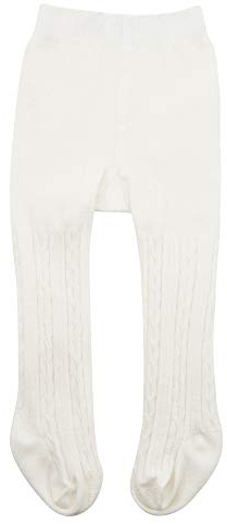 Century Star Collant da balletto da ragazza, per bambine, collant sottili e leggings, bianco, 1-2 Anni
