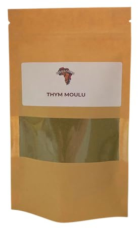 Malen Timjan 50 g – Thymus Vulgaris Pulver – Naturlig Aromatisk Ört för Såser, Marinader, Långkok och Infusioner – 100% Rent