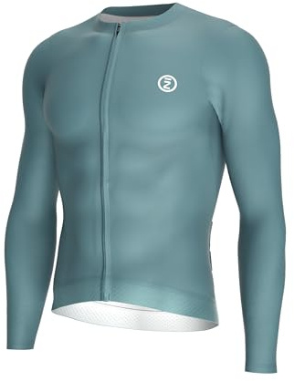 INBIKE Maglia Ciclismo Uomo Maglia Bici da Strada Magliette MTB Professionale Traspirante Riflettente Asciugatura Rapida Blu,XL