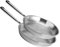 Misen Stainless Steel Frying Pan Set - 5 Ply Steel Skillet - Professional Grade Pans for Cooking - 10 and 12 Inch Cooking Surface