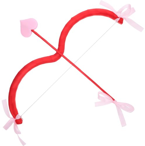 VALICLUD Juego de y flechas de Cupido – Disfraz de Cupido para San Valentín, Halloween, Cupido, accesorios de cosplay, fiesta para hombres, mujeres y niños, 45 x 2,2 cm