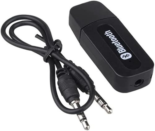 Receptor de Altavoz de música de Audio 3,5 mm Adaptador estéreo USB Cable Bluetooth Dongle inalámbrico Receptor de música Receptor de música Práctico y Atractivo