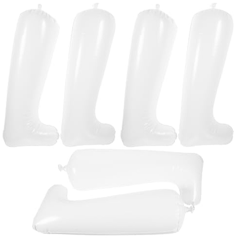 LIFKOME 3 Paar aufblasbare Stiefelformer Schuhspanner 32 cm langer Schuhständerhalter zur Faltenvorbeugung Aufbewahrung und Stiefelpflege