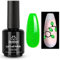 Beetles UV Gel Nagellack Leuchten - 15 ml Leuchtet im Dunkeln Grünes Herbst Winter Nagellack LED-Nagellampe Ablösbarer Gellack Nagelgel Set für Anfänger Nail Art DIY