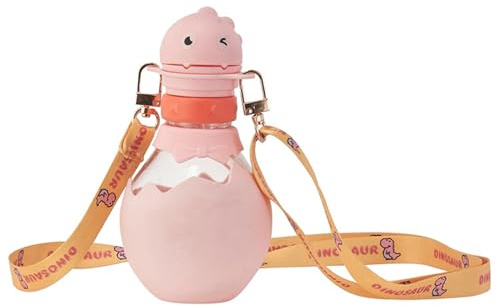 Infants Learning Drinking Degree Spout Baby Learning Water Cup with Shoulder Belt and Lid