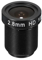 PATIKIL 2.8mm CCTV Camera Lens F2.5 FPV 128°Wide Angle M12 Threaded Dia | Security Camera Lens 2MP 1080P Super Clear Camera Lens Wide Angle Lens for IP Camera Panoramic