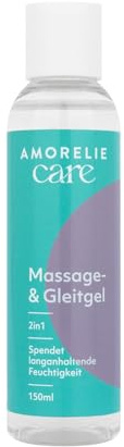 AMORELIE Care – 2in1 Massagegel & Gleitgel Wasserbasiert (150 ml)