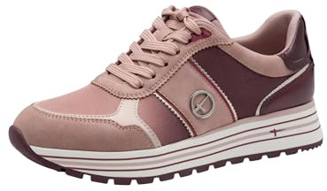 Tamaris Lacets végétaliens pour Femme, Rose, 36 EU
